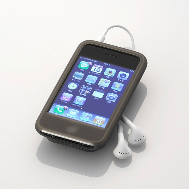 iPhone 3G対応のソフトレザーケースとシリコンケース——液晶保護フィルム付き