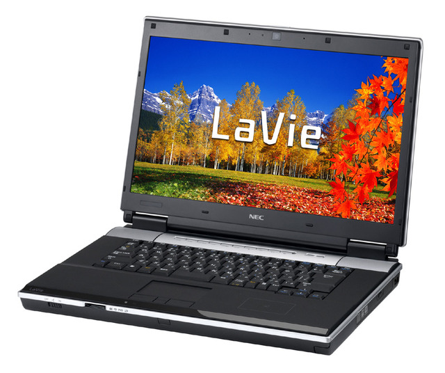NEC、ノートPC「LaVie」のJ/Cシリーズに2008年秋冬モデル