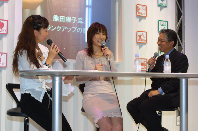 [WPC 2004] ITフル活用アイドル熊田曜子がTEPCOひかりブースに登場