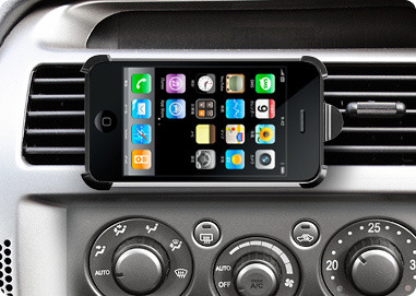 フォーカルポイント、車内・オフィス・歩行時などでマルチに利用できるiPhone 3G専用ホルダー