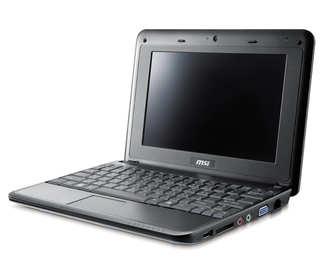 MSI、ミニノートPC「U100」の機能強化モデルと8.9型液晶搭載モデル