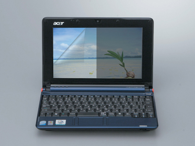 バッファローコクヨ、各メーカー製ミニノートPC対応の液晶保護フィルム