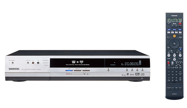 東芝、W録機能を搭載したHDD＆DVDレコーダーのスタンダードモデル　DVD-R VR対応