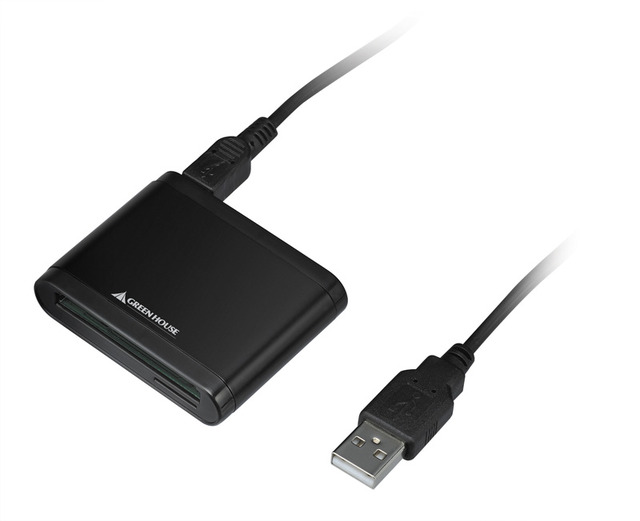 43メディアに対応する小型USBカードリーダー/ライター—-直販1,279円