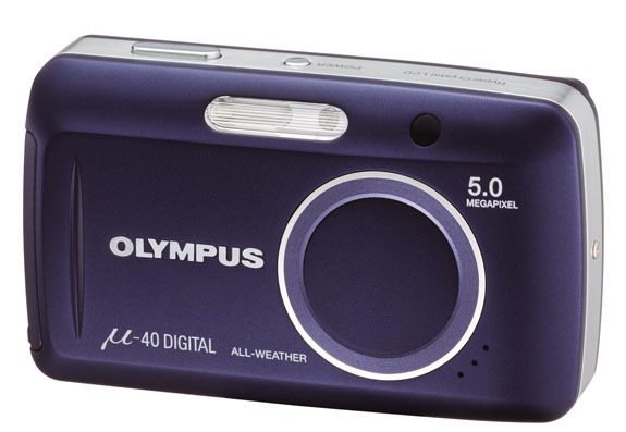 オリンパス、2.5型液晶＆生活防水機能搭載の500万画素デジカメ「μ-40 DIGITAL」