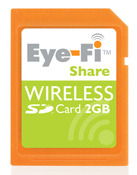デジカメがワイヤレスに! 無線LAN内蔵のSDカード「Eye-Fi Share」が国内発売へ