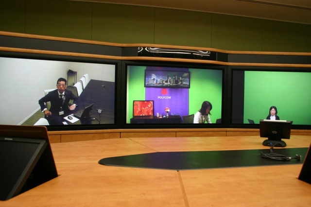 真のテレプレゼンスを体験——ポリコム カスタマーブリーフィングセンター
