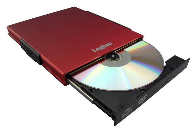 ロジテック、実売8,480円でDVD/CDブート対応のUSB接続外付けDVDドライブ