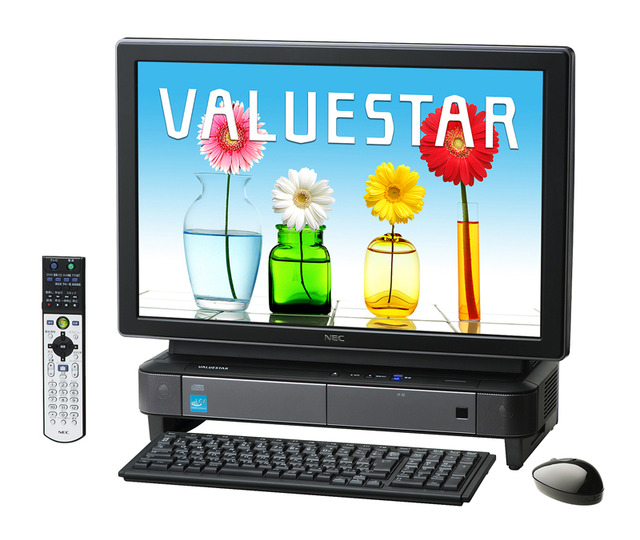 NEC、業界初のフルHD約6倍長時間録画など「VALUESTAR」シリーズの2009年春モデル