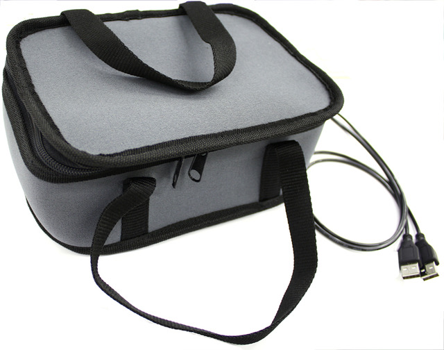 冷めたお弁当はもういらない!? USBでお弁当をほんのり温められる弁当箱ポーチ