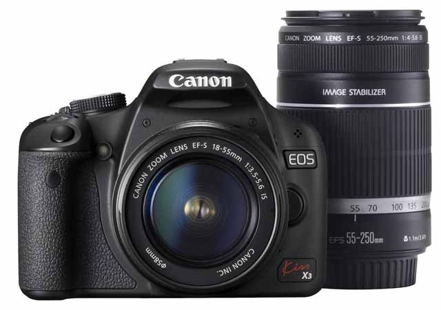 キヤノン、フルHDの動画録画も可能な「EOS Kiss DIGITAL」新モデル