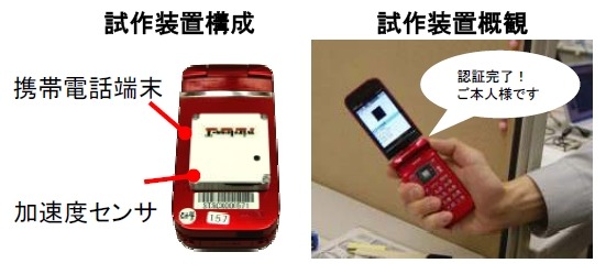 ケータイを振って本人確認が可能に!? 〜KDDI研、世界初の“腕振り認証”に成功