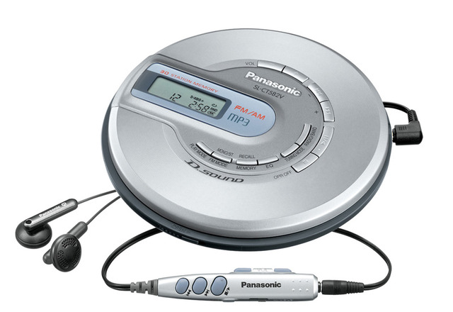 松下、ラジオチューナー搭載のMP3再生対応ポータブルCDプレーヤー
