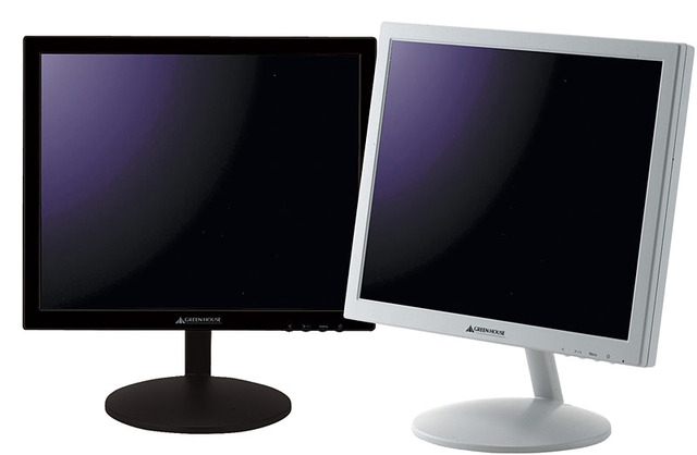 グリーンハウス、29,800円の15型液晶ディスプレイ