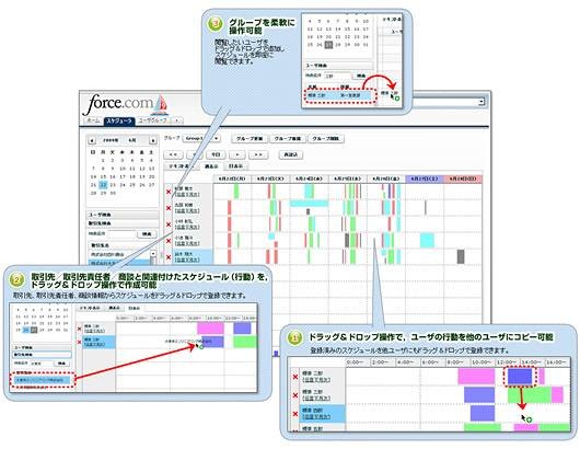 日立ソフト、Salesforceの操作性を向上する「SaaSWareグループスケジューラ」を発売