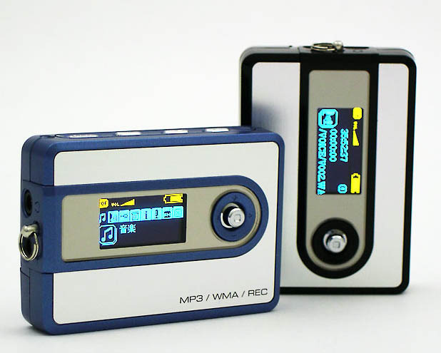 エバーグリーン、有機ELとSDカードスロット搭載のMP3プレーヤー
