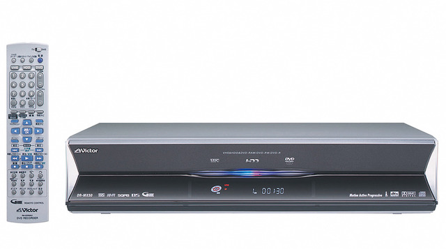 ビクター、400GバイトHDD＆VHS＆DVDレコーダー搭載の3in1モデル「DR-MX50」など