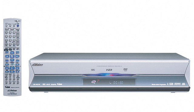 ビクター、400GバイトHDD＆VHS＆DVDレコーダー搭載の3in1モデル「DR-MX50」など