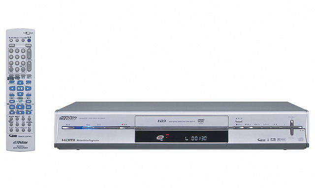 ビクター、400GバイトHDD＆VHS＆DVDレコーダー搭載の3in1モデル「DR-MX50」など