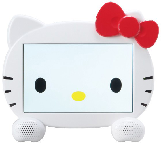 ハローキティの顔形地デジハイビジョン液晶テレビがクリスマスイブに発売