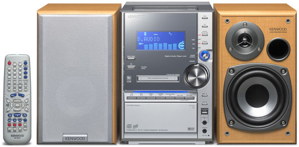 ケンウッド、HDDオーディオプレーヤー「HD20GA7」と連携するMD/CD/カセットコンポ