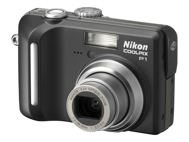 ニコン、11b/g無線LAN内蔵の800万/510万画素デジカメ「COOLPIX P1/P2」