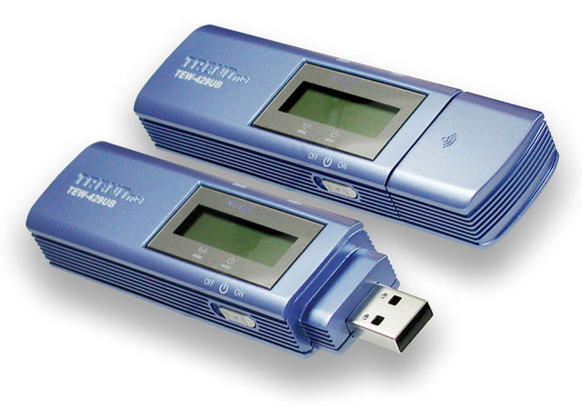 アクセスポイントをPC起動前に探せるUSB2.0無線LANアダプタ「TEW-429UB」