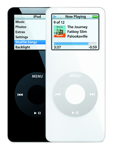 鉛筆と同じ厚さ6.9mmの「iPod nano」が登場。2Gバイトと4Gバイトがラインナップ