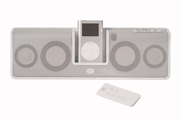 ロジクール、iPod用ワイヤレスヘッドホンやポータブルスピーカーなど
