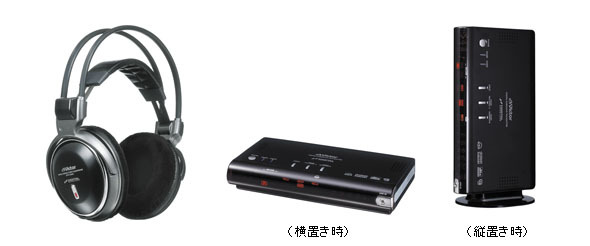 ビクター、デジタルコードレスのサラウンドヘッドホン