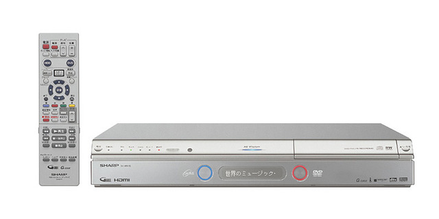 シャープ、地上デジタル放送をダブル録画できるハイビジョンレコーダー「DV-ARW15」など4機種