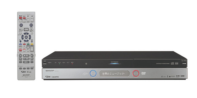 シャープ、地上デジタル放送をダブル録画できるハイビジョンレコーダー「DV-ARW15」など4機種