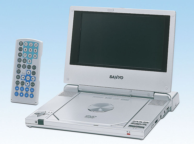 三洋、CPRM対応のポータブルDVDプレーヤー　TVチューナー付き
