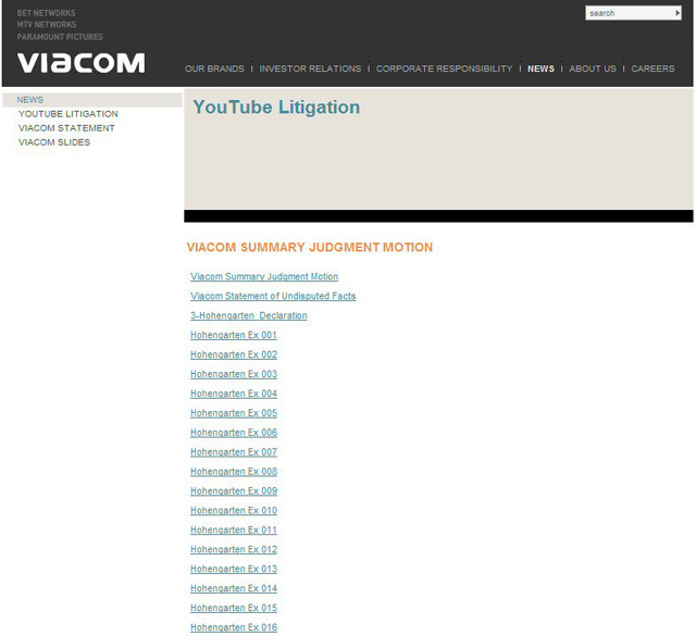 Viacom vs. YouTube——デジタルミレニアム法はYouTubeを保護するか？