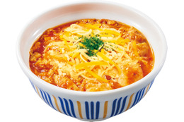 なか卯、“赤の親子丼”シリーズ登場！辛旨・温たま・チーズの3品を10日より販売