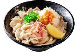 はなまるうどん、夏にぴったりな「豚しゃぶうどん」2種を4日より販売！
