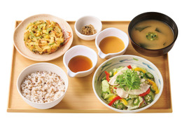 やよい軒、夏野菜ゴーヤー入りの行事食「夏越ごはんと豚しゃぶの定食」16日より発売！