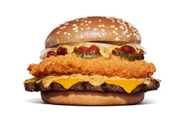バーガーキング、ガーリックマヨソースを使った新作大型バーガーを3日より発売！