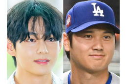 BTS・V＆大谷翔平の夢の対面から1年！MLB公式、伝説の始球式を再び公開「ビートルズ級の歓声」