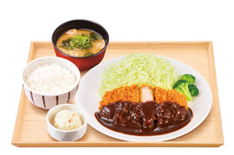 かつ庵に濃厚「デミかつ」10日より登場！とろ～り半熟たまごの月見メニューも