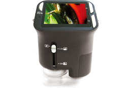 動画撮影が可能、最大140倍まで対応する小型デジタル顕微鏡