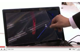 ディスプレイに貼る裸眼3Dシート「Pic 3D」、デモ動画がYouTubeに掲載