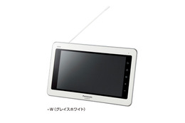 パナソニック、防水仕様ポータブルワンセグテレビ「ビエラ・ワンセグ」のWebブラウザ搭載モデル
