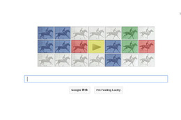 今日のGoogleロゴはE・マイブリッジ生誕記念、「馬の脚が4本地面を離れる瞬間があるか」議論に決着