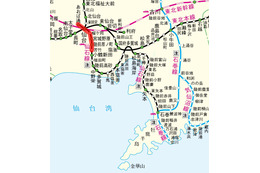 JR東日本仙石線、全区間で携帯電話サービスが利用可能に