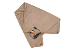 カーボンファイバー製で肩にも羽織れる「USBほかほか膝掛け」 