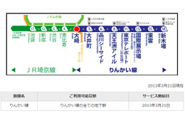 東京「りんかい線」、すべての駅がWiMAXに対応