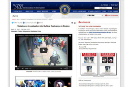 【動画】FBI、ボストン爆発事件容疑者の映像をサイトに公開