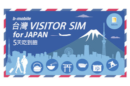 日本通信、訪日旅行者向けに海外でSIM販売開始……KADOKAWAグループとコラボ「台灣VISITOR SIM」