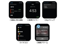 駅すぱあと、Apple Watchに対応……独自の新機能も搭載
